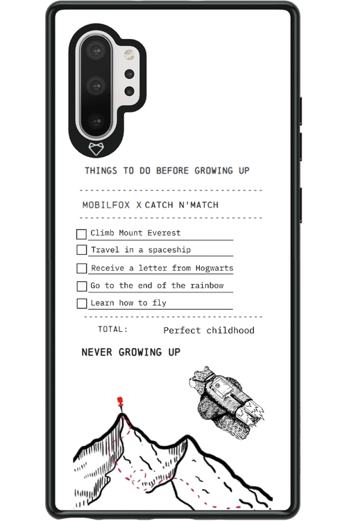 things to do before growing up - Samsung Galaxy Note 10+
