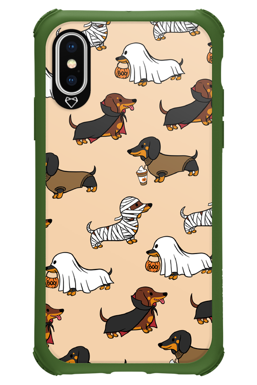 Scary Dachshund - Apple iPhone XS