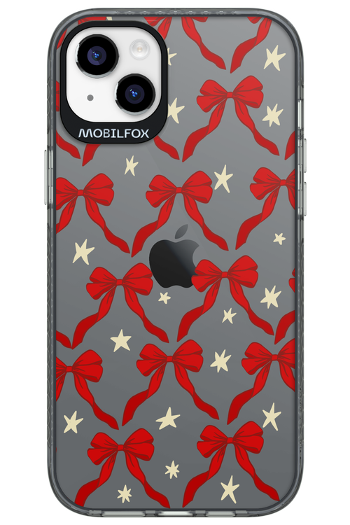 Bow & Stars (Transparent) - Apple iPhone 14 Plus