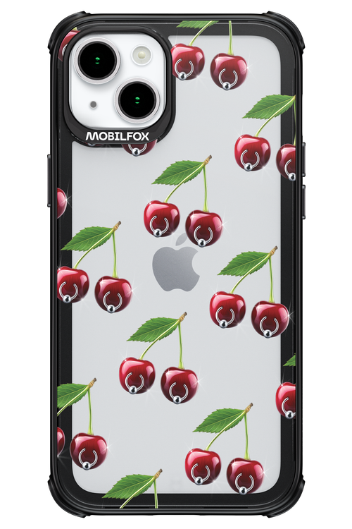 Spicy Cherries Transparent - Apple iPhone 15 Plus