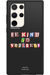 Be Kind To Yourself Black - Samsung Galaxy S23 Ultra