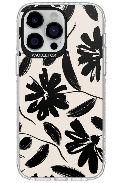 Monochrome Flowerss - Apple iPhone 14 Pro Max