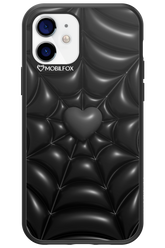 Black Spider Heart - Apple iPhone 12