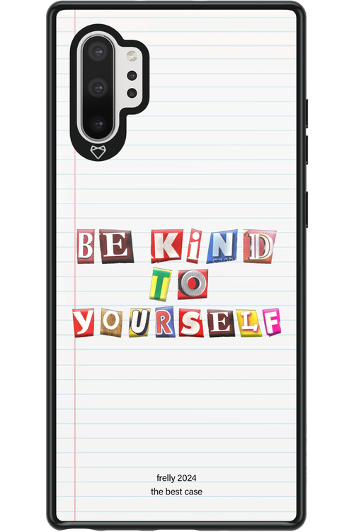 Be Kind To Yourself Notebook - Samsung Galaxy Note 10+