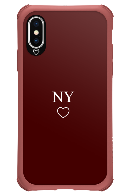 NY Burgundia 2.0 - Apple iPhone XS