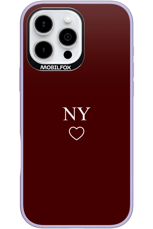 NY Burgundia 2.0 - Apple iPhone 16 Pro Max