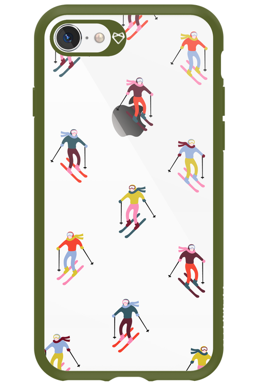 Snow Motion (Transparent) - Apple iPhone 8