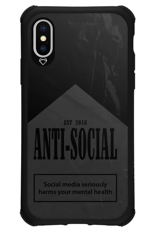 ANTI-SOCIAL (BLVCK) 2.0 - Apple iPhone XS
