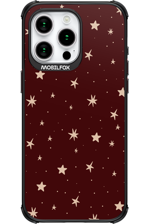 Burgundy Stars - Apple iPhone 15 Pro Max