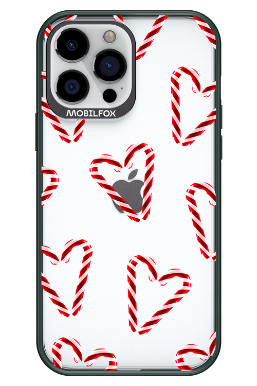 Candy Cane Hearts - Apple iPhone 13 Pro Max