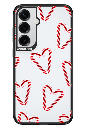 Candy Cane Hearts - Samsung S25+