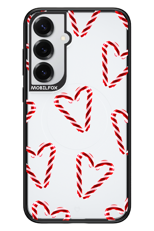 Candy Cane Hearts - Samsung S25+