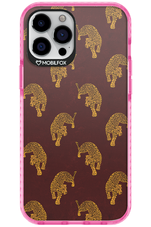 Burgundy Leopard Pattern - Apple iPhone 12 Pro Max