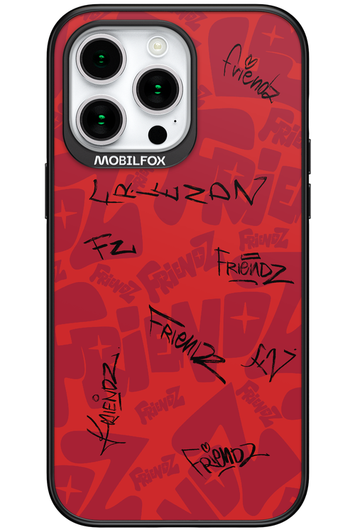 FRIENDZ Red - Apple iPhone 15 Pro Max