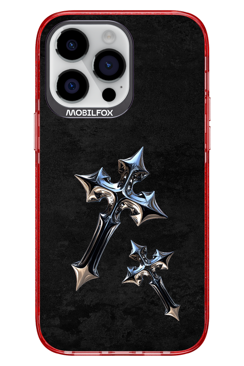 Chrome Crosses - Apple iPhone 14 Pro Max