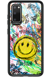 Crayon Smiley Colorful - Samsung Galaxy S20