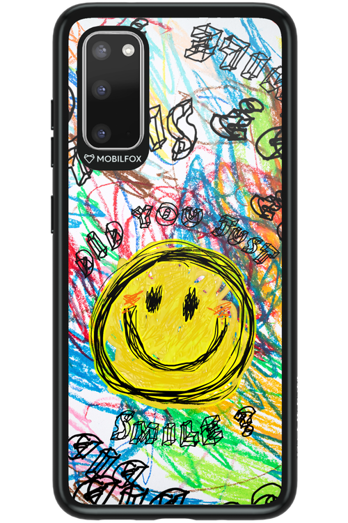 Crayon Smiley Colorful - Samsung Galaxy S20