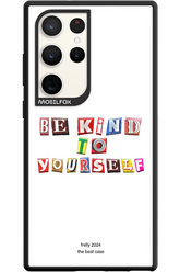 Be Kind To Yourself White - Samsung Galaxy S23 Ultra