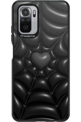 Black Spider Heart - Xiaomi Redmi Note 10