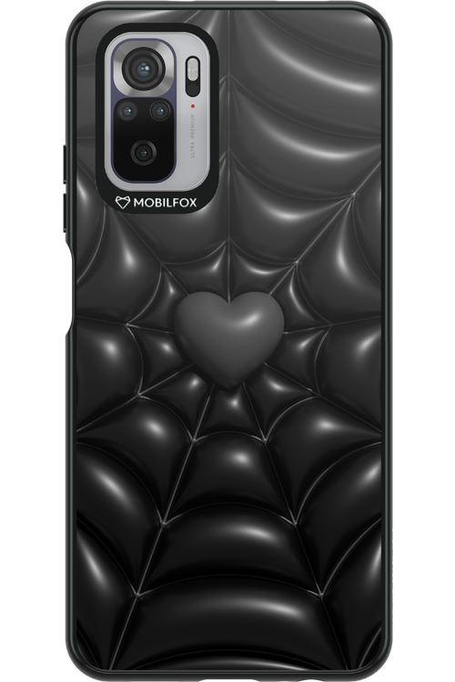 Black Spider Heart - Xiaomi Redmi Note 10