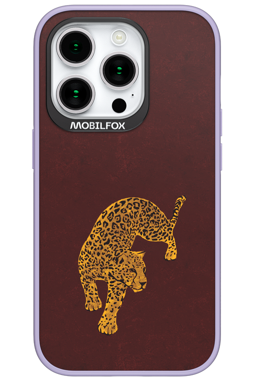 Burgundy Leopard - Apple iPhone 15 Pro