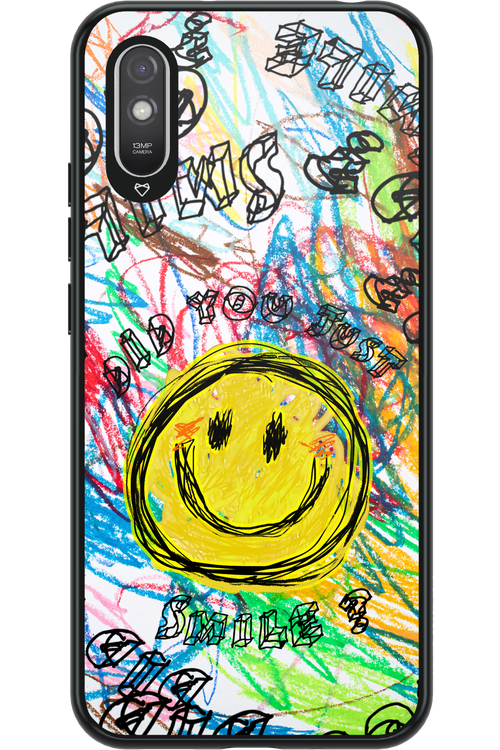 Crayon Smiley Colorful - Xiaomi Redmi 9A