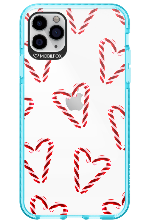 Candy Cane Hearts - Apple iPhone 11 Pro Max