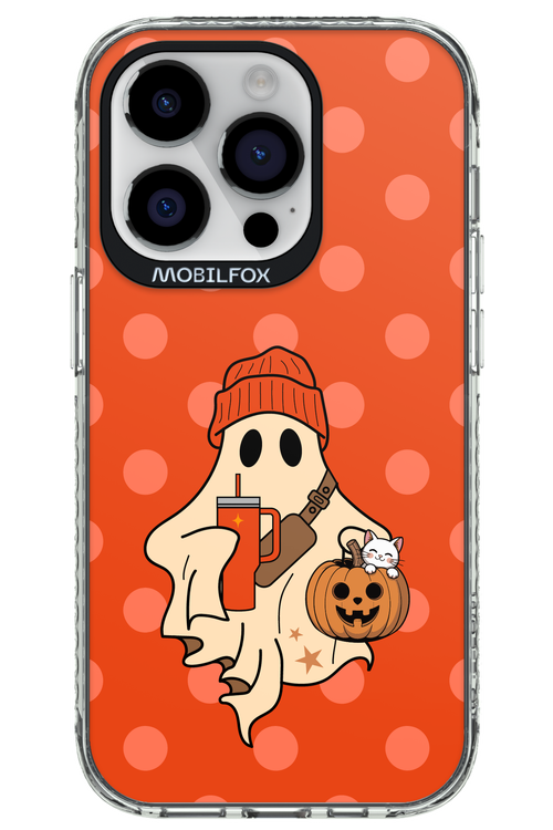 Ghost Girl (Orange) - Apple iPhone 14 Pro