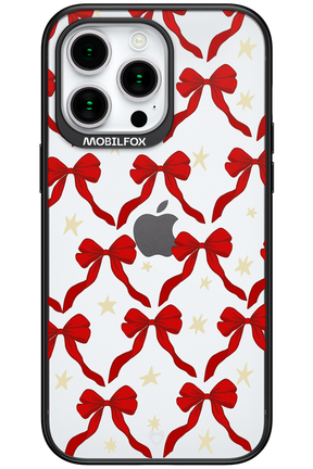 Bow & Stars (Transparent) - Apple iPhone 15 Pro Max