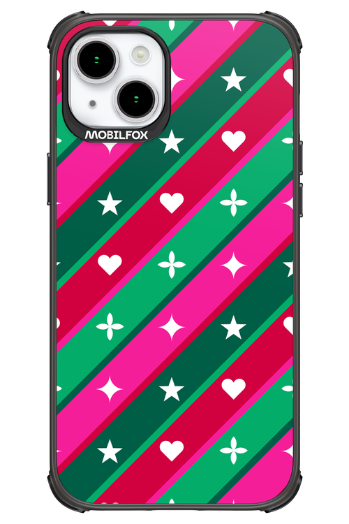 Christmas Stripes - Apple iPhone 15 Plus