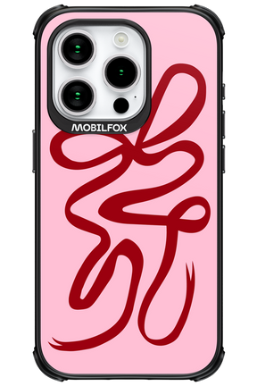 Burgundy Bow - Apple iPhone 15 Pro