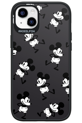 Iconic Mouse (antracite pattern) - Apple iPhone 14 Plus