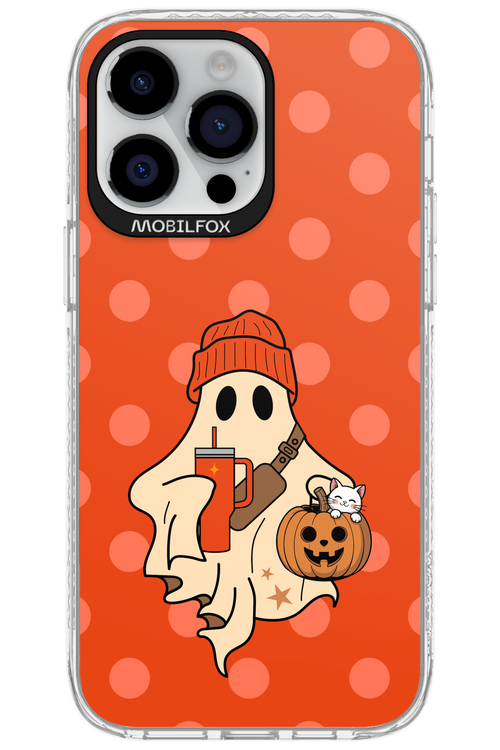 Ghost Girl (Orange) - Apple iPhone 14 Pro Max