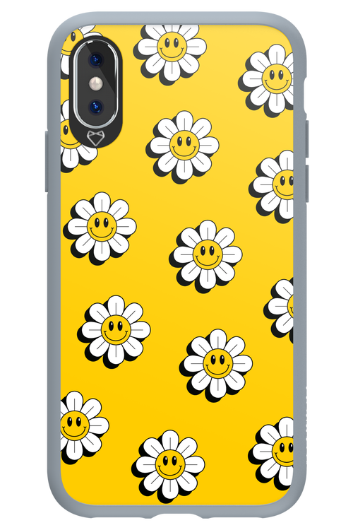 Smiley Flowers - Apple iPhone XS