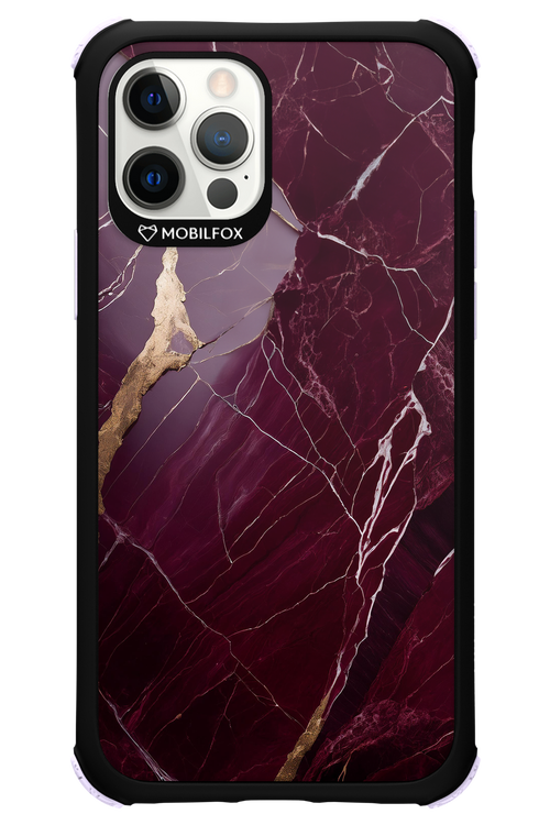Burgundy Marble 2.0 - Apple iPhone 12 Pro