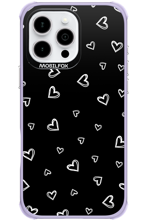 Monochrome Hearts 2.0 - Apple iPhone 16 Pro Max