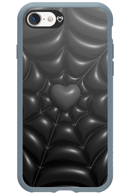 Black Spider Heart - Apple iPhone SE 2020