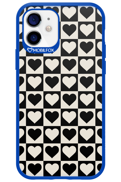 Checkered Heart - Apple iPhone 12