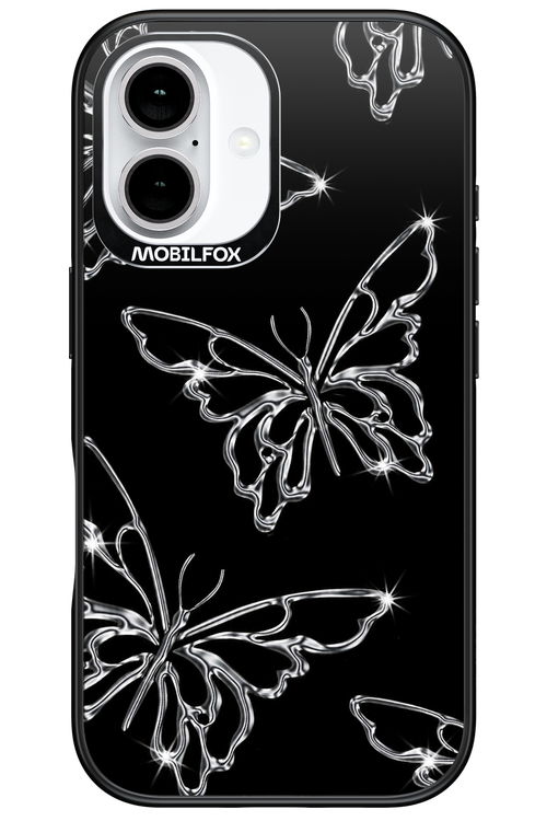 Silver Butterfly 2.0 - Apple iPhone 16