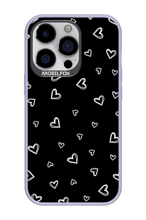 Monochrome Hearts 2.0 - Apple iPhone 13 Pro