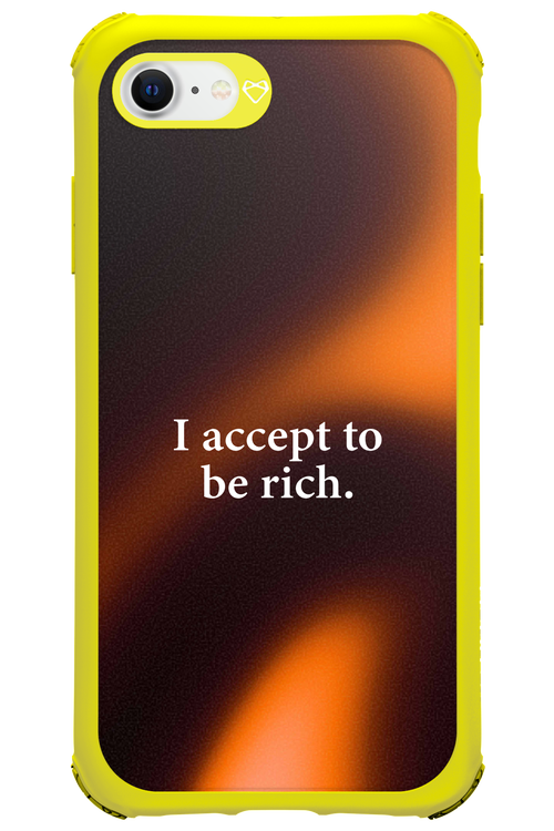 I accept to be rich - Apple iPhone SE 2022