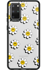 Smiley Flowers Transparent - Samsung Galaxy S20+