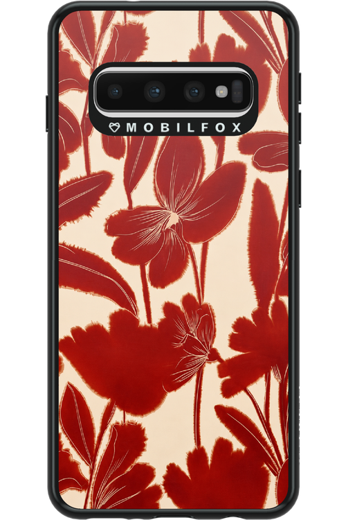 Burgundy Flowers 2.0 - Samsung Galaxy S10