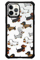 Scary Dachshund (Transparent) - Apple iPhone 12 Pro