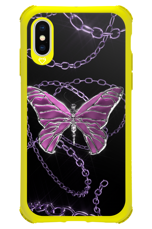 Butterfly Necklace - Apple iPhone X