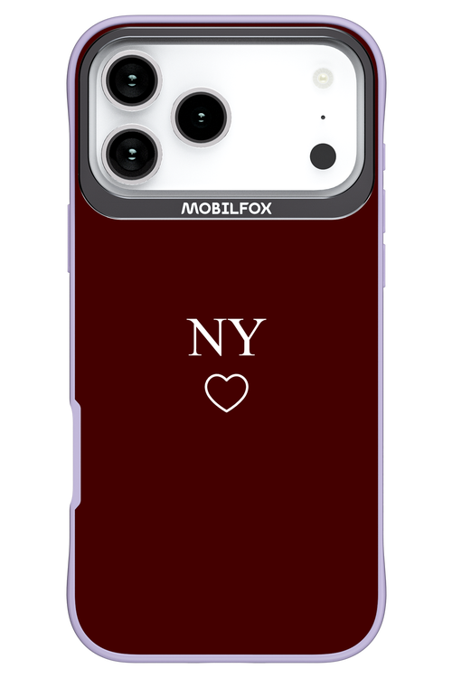 NY Burgundia 2.0 - Apple iPhone 17 Pro Max