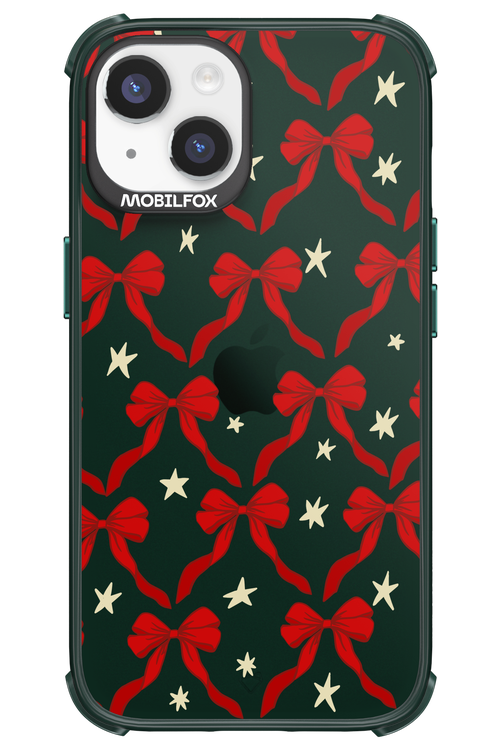 Bow & Stars (Transparent) - Apple iPhone 14