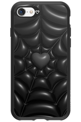 Black Spider Heart - Apple iPhone SE 2020