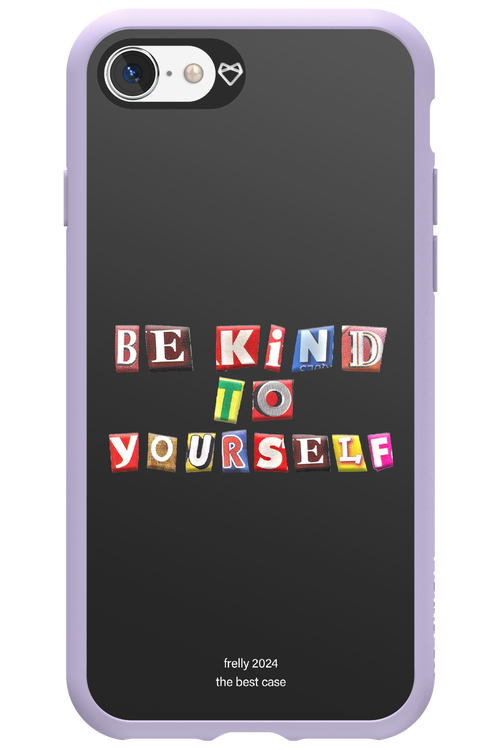 Be Kind To Yourself Black - Apple iPhone SE 2022