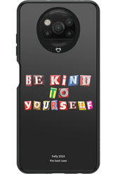 Be Kind To Yourself Black - Xiaomi Poco X3 NFC